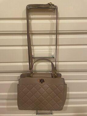Taupe handbag